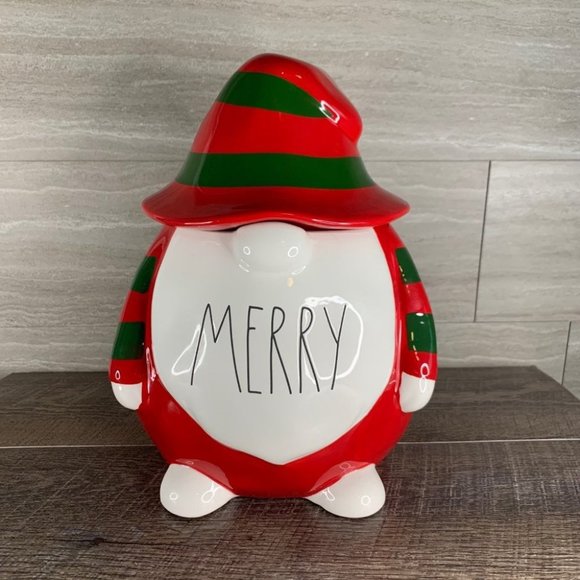 Rae Dunn Holiday Rae Dunn Merry Gnome Christmas Canister Poshmark